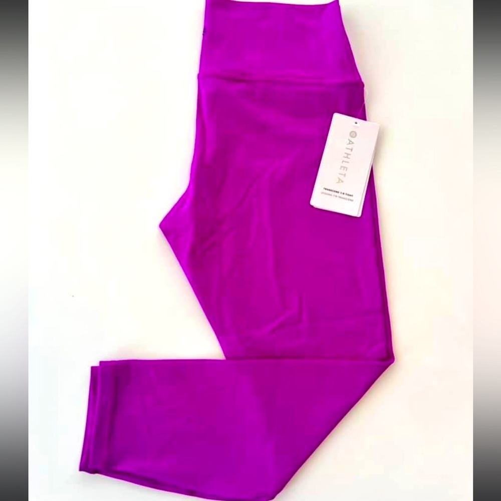 Purple 7/8 Athleta leggings
